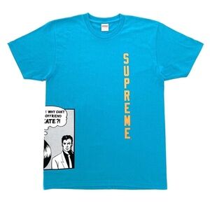 Supreme x Thrasher Turquoise Comic Graphic Boyfriend Tee Vintage 100% Cotton L
